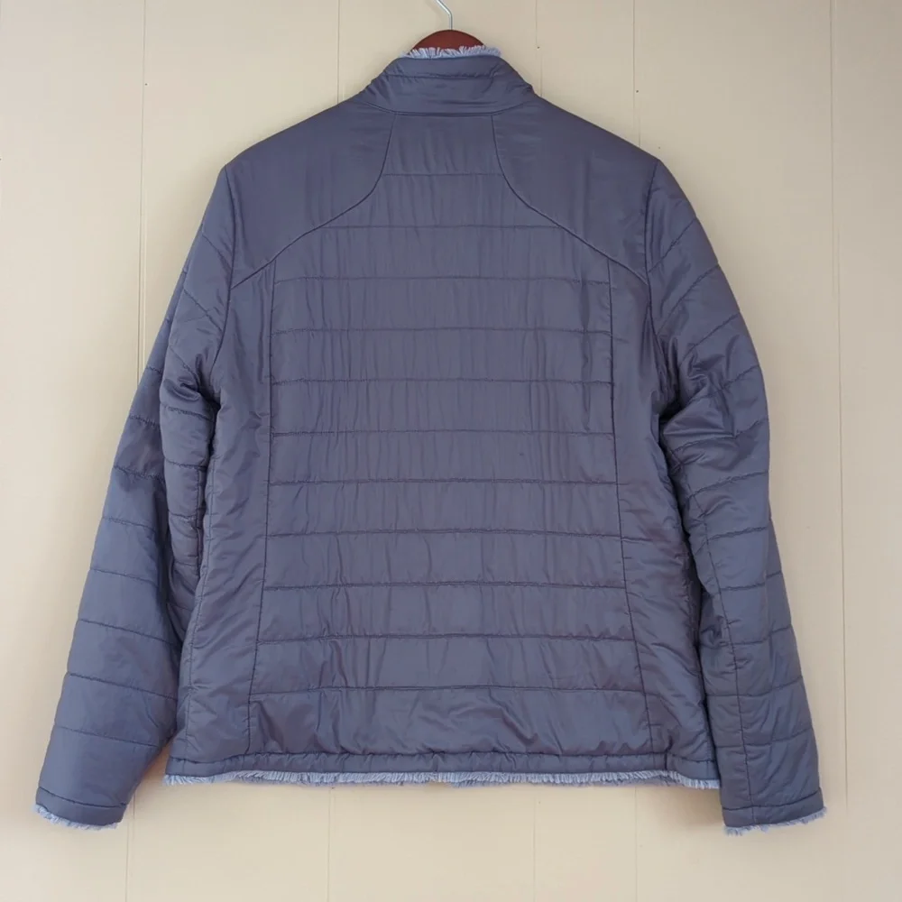 GUC North Face Reversible Fall / Winter Jacket L-XL Grey - Picture 5 of 7